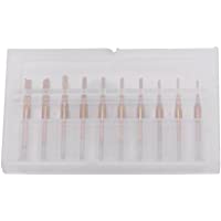 10pcs 1-8  Caña de titanio recubierto de carburo End Mill Pedazos de grabado 0.8mm-3.17mm fresas rotativas Fresa…